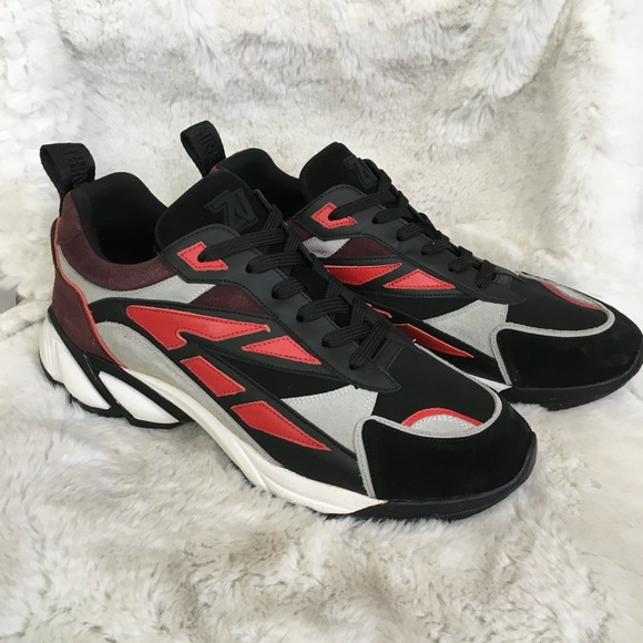 NEW Zadig & Voltaire Multicolor Colorblock Suede Leather Sneakers 40 US 9 - Picture 3 of 14